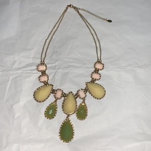 Pastel jeweled necklace
